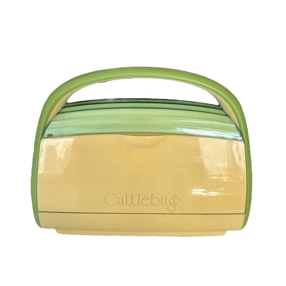 Cricut Cuttlebug Green Die Cutting Embossing Machine Manual Crank Cuddlebug 6” - Picture 2 of 13